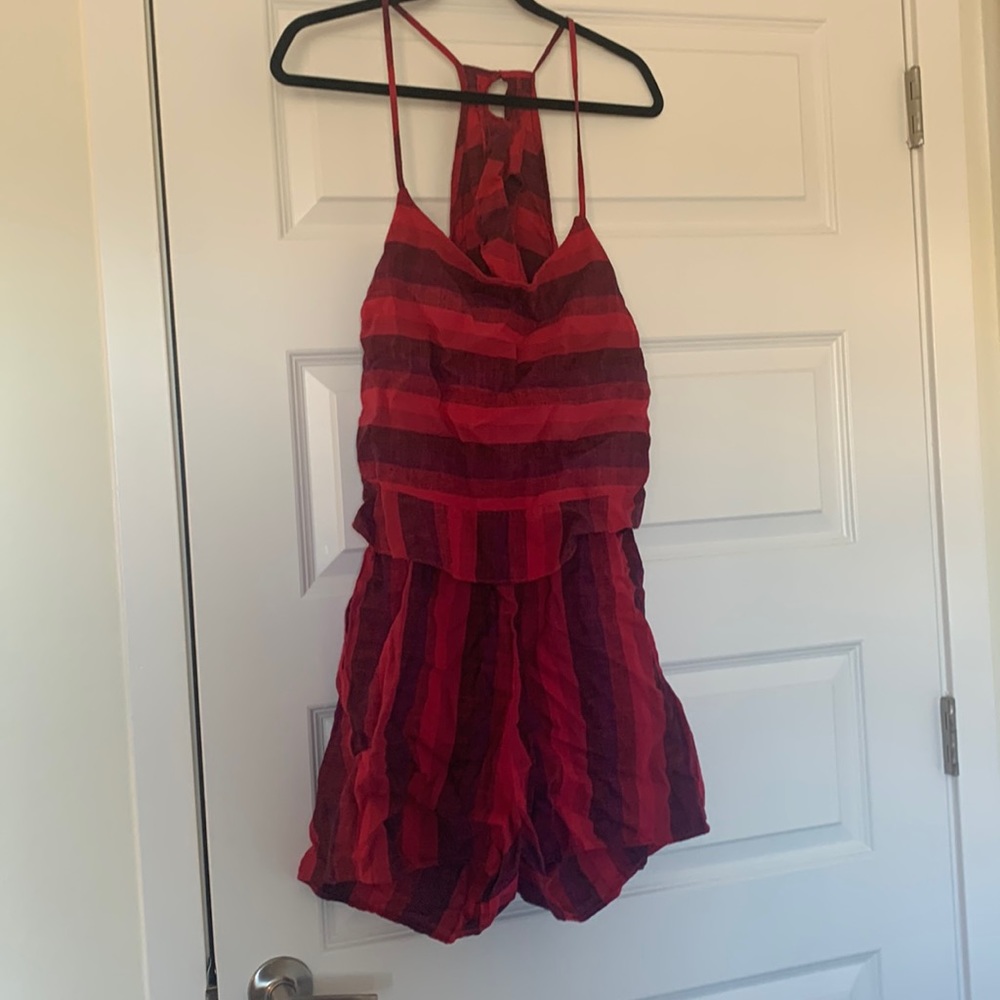Medium red romper